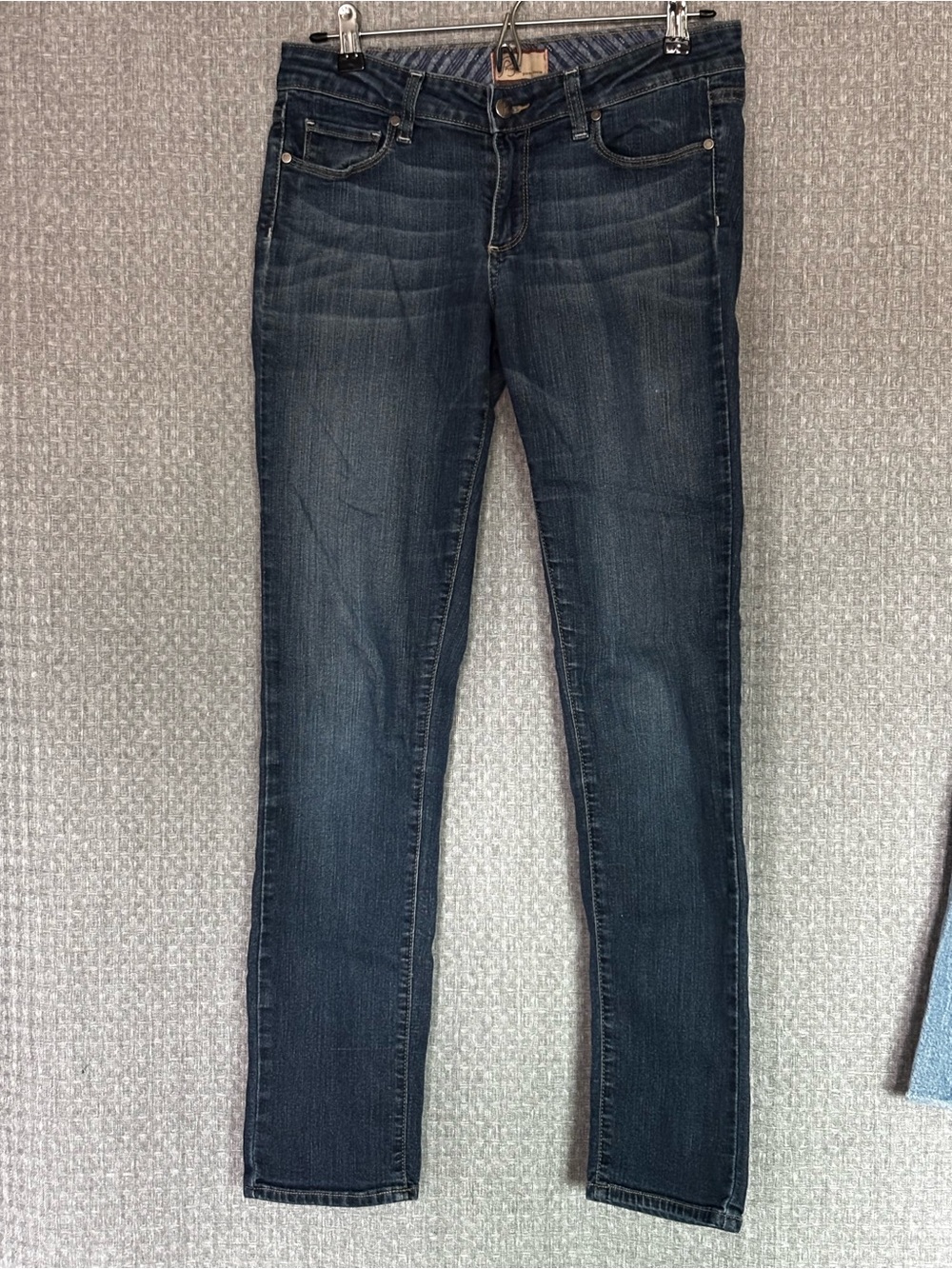 Paige Premium Denim Peg Skinny Jeans Women’s Size 28 Dark Wash